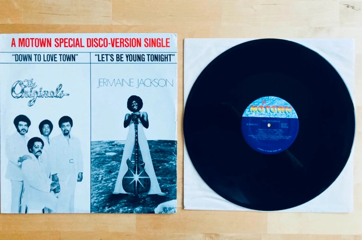 Disco de vinil maxi 45t split single The Originals/Jermaine Jackson. – photo 2